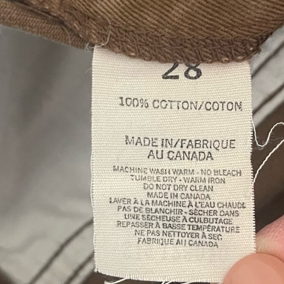 CLUB MONACO // 100% cotton vintage women’s trouser shorts - Picture 2 of 3